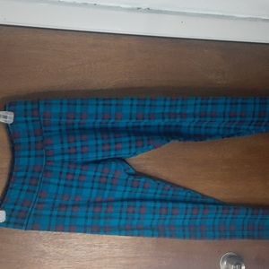 Slightly Damaged CuddleDuds - Plaid Wineberry